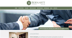 Desktop Screenshot of bernartt.adv.br