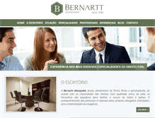 Tablet Screenshot of bernartt.adv.br